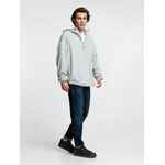 Анорак флисовый унисекс FLISKA, светло-серый, размер XS/S