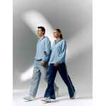 Анорак флисовый унисекс FLISKA, голубой, размер M/L