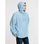 Анорак флисовый унисекс FLISKA, голубой, размер M/L