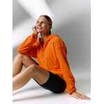 Анорак флисовый унисекс FLISKA, оранжевый, размер M/L