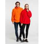 Анорак флисовый унисекс FLISKA, оранжевый, размер M/L