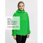 Анорак флисовый унисекс FLISKA, зеленое яблоко, размер XS/S