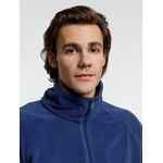 Куртка флисовая унисекс FLISKA, темно-синяя, размер XL/XXL