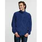 Куртка флисовая унисекс FLISKA, темно-синяя, размер XL/XXL