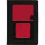 Ежедневник MOBILE на заказ, недатированный, черно-красный