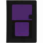 Ежедневник MOBILE на заказ, недатированный, черно-фиолетовый