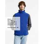 Жилет флисовый унисекс NESSE, синий, размер XS/S