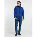 Куртка с капюшоном унисекс GOTLAND, синяя, размер S