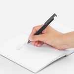 Ручка шариковая STANDIC с подставкой для телефона, черная