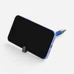 Ручка шариковая STANDIC с подставкой для телефона, синяя