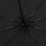 Зонт складной CLOUDBURST в подарочной упаковке, черный