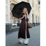 Складной зонт DOME DOUBLE с двойным куполом, серый