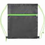 Детский рюкзак NOVICE, серый с зеленым