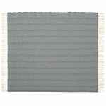 Плед «Сенеж», серо-синий