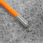 Наконечник для шнурка NOZZLE, серебристый