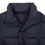 Пуховик унисекс KAPSULA, темно-синий, размер M/L