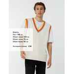 Жилет оверсайз унисекс CORNELL в сумке, молочно-белый, размер S/M