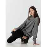 Джемпер оверсайз унисекс GRUNGE в сумке, серый, размер S/M