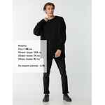 Джемпер оверсайз унисекс STATED в сумке, черный, размер L/XL