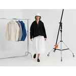 Анорак унисекс OBLAKO, черный, размер M/L