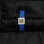 Квадратный шильдик на резинку DIRECT, матовый серебристый