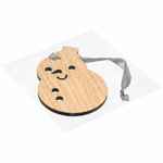 Деревянная подвеска CHRISTMATE, снеговик