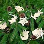 Деревянная подвеска CHRISTMATE, конфета