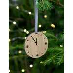 Деревянная подвеска CHRISTMATE, часы