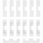 Головоломка TICKLER RACK, белая