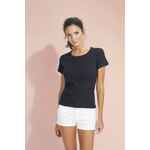 Футболка женская с круглым вырезом LADY 220 белая, размер M