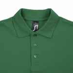 Рубашка поло мужская SPRING 210 темно-зеленая, размер M