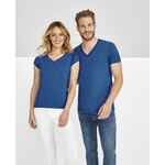 Футболка мужская с глубоким V-обр. вырезом MASTER 150, черная, размер S