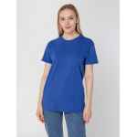Футболка унисекс T-BOLKA 160, ярко-синяя, размер XS