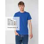 Футболка унисекс T-BOLKA 160, ярко-синяя, размер XS