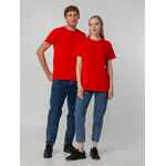 Футболка унисекс T-BOLKA 140, красная, размер S