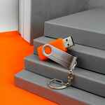 Флешка TWIST, оранжевая, 16 Гб