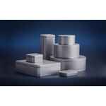 Коробка PRAGMAX S, квадратная, серебристая