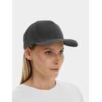 Бейсболка LONG BEACH, темно-серая со светло-серым