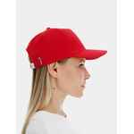 Бейсболка LONG BEACH, красная