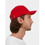 Бейсболка LONG BEACH, красная
