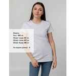 Футболка женская T-BOLKA STRETCH LADY, белая, размер S