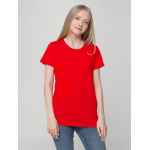 Футболка женская T-BOLKA LADY красная, размер S