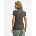 Рубашка поло женская BRANDY WOMEN темно-серый с белым, размер XS