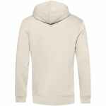 Толстовка на молнии с капюшоном унисекс BNC INSPIRE (ORGANIC), молочно-белая, размер S