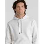 Толстовка с капюшоном унисекс KING, белая, размер XS