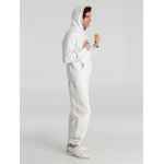 Толстовка с капюшоном унисекс KING, белая, размер XS