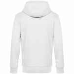 Толстовка с капюшоном унисекс KING, белая, размер XS
