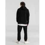 Толстовка с капюшоном унисекс KING, черная, размер XS