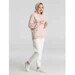 Толстовка с капюшоном унисекс KING, розовая, размер XS