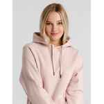 Толстовка с капюшоном унисекс KING, розовая, размер XS